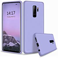 Los mejores  - WYRHS Compatible con Samsung Galaxy S9+-S9 Plus Silicona Líquida Funda de Gel Cojín de Forro de Microfibra Suave Anti…
